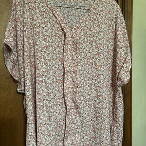 Floral Pink Women's Top